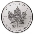 1 oz silver MAPLE LEAF 2017 gilded