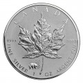 Canada 1 oz silver MAPLE LEAF 2016 PRIVY WOLF bu $5