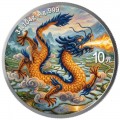 CHINA 1 oz silver CHINA DRAGON 2026 BU 10 CHY COLOURED in capsule