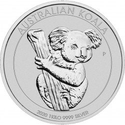 PM 1 KILO SILVER KOALA 2024 $30 Australia bu