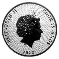 1 oz silver STARFISH 2021 $1 bu