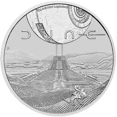 1 oz silver DUNE 2026 $1 bu in capsule