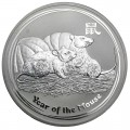 Perth Mint 10 oz silver DRAGON 2012 bu $10 DAMAGED