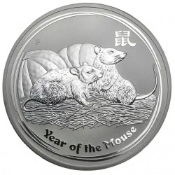 Perth Mint 10 oz silver MOUSE 2008 bu $10 