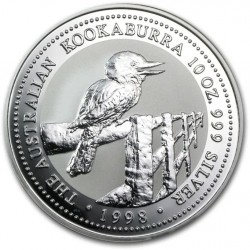10 oz SILVER KOOKABURRA 1993 $10 BU