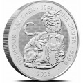 UK 10 oz silver Tudor Beasts SEYMOUR PANTHER 2026 BU £10
