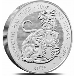 UK 10 oz silver Tudor Beasts SEYMOUR PANTHER 2026 BU £10