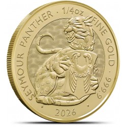 U.K. 1/4 oz gold TUDOR BEASTS The SEYMOUR PANTHER 2026 BU £25