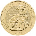 UK 1 oz gold TUDOR BEASTS 2025 TUDOR PANTHER £100 bu