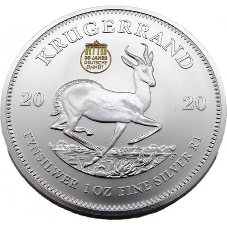 1 oz silver KRUGERRAND 2017 Anniversary PU in capsule NO CERTIFICATE