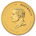 PM Lunar 3 GOAT 1/20 oz GOLD 2027 BU $5 Australia