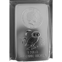 SILVER BAR 1 KILO ATHENIAN OWL 2022