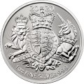 U.K. 1 oz silver The ROYAL ARMS 2020 £2