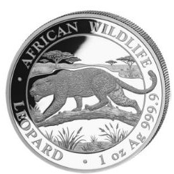 1 oz silver SOMALIA LEOPARD 2026 - 100 shillings