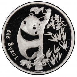 1 oz silver PANDA 1995 bu Y10 INTERNATIONAL COIN SHOW MUNCHEN