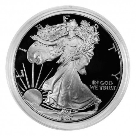 1 oz U.S. silver Eagle 1987 $1 bu
