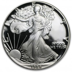 1 oz silver U.S. Silver EAGLE 1998 proof