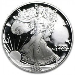 1 oz silver U.S. Silver EAGLE 1998 proof
