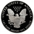 1 oz silver U.S. Silver EAGLE 1991 BU $1