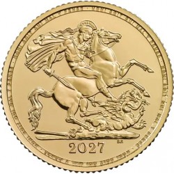 U.K. FULL GOLD SOVEREIGN 2027