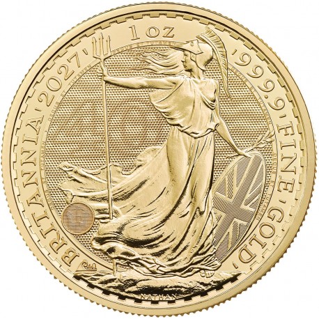 GOLD 1 oz GOLD BRITANNIA 2026 £100 King Charles bu