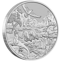 Australia 1 oz Platinum KANGAROO $100 BU 2025