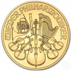 Or WIENER PHILHARMONIKER 1/2 oz goud