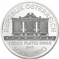 1 oz PLATINUM PLATINUM PHILHARMONIKER 100€ 