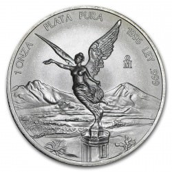1 oz silver LIBERTAD 1996