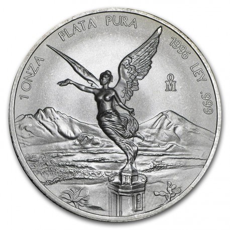 1 oz silver LIBERTAD 1996