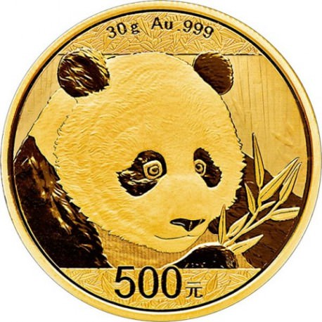 Goud CHINA PANDA 30 GR 2017