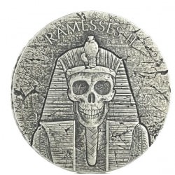 Chad 2 oz silver RAMSES II 2017 After Life