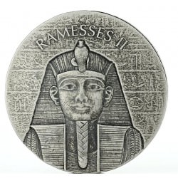 Chad 2 oz silver RAMSES II 2017