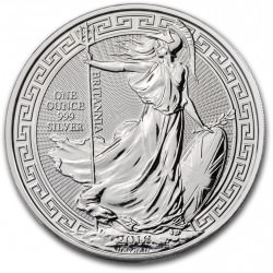 1 oz silver BRITANNIA 2018 oriental border
