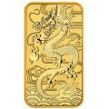 Perth Mint 1 oz RECTANGLE DRAGON BAR 2018 GOLD