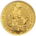 1/4 oz gold QUEEN'S BEAST 2018 BULL OF CLARENCE £25 Pré-vente