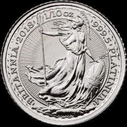1/10 oz platinum BRITANNIA 2018
