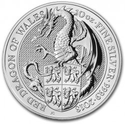 10 oz silver Queen's Beast 2018 GRIFFIN