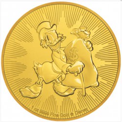 1 oz gold NIUE DISNEY SCROOGE MCDUCK 2018