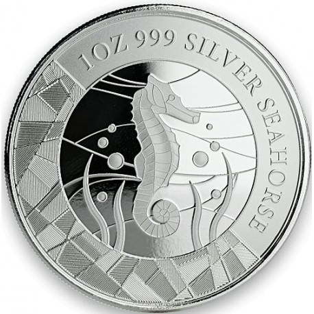 1 oz silver Fiji $1MERMAID RISING 2018