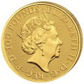 1 oz gold QUEEN'S BEAST 2018 BULL OF CLARENCE £100 Pre-sale