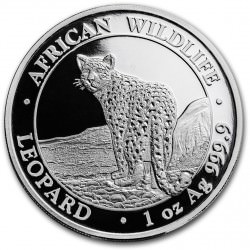 1 oz silver SOMALIA LEOPARD 2018 - 100 shillings
