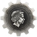Evolution of Industry 2018 1oz Silver Gear-Shaped Two-Coin Set