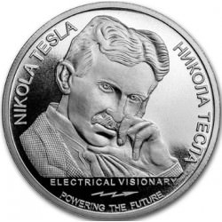 1 oz silver NIKOLA TESLA 2018