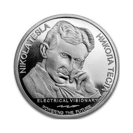 1 oz silver NIKOLA TESLA 2018