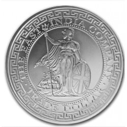 1 oz silver BRITISH TRADE DOLLAR St HELENA 2018 