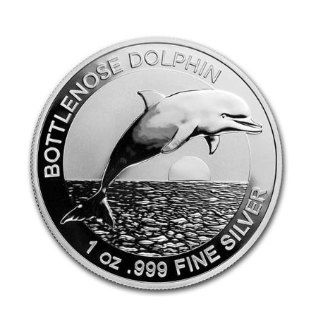 1 oz silver RAM Bottlenose Dolphin 2019