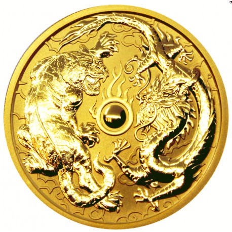 1 oz gold DRAGON & PHOENIX 2018