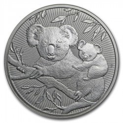 10 oz silver KOALA & BABY 2018 Next Generation BU $10