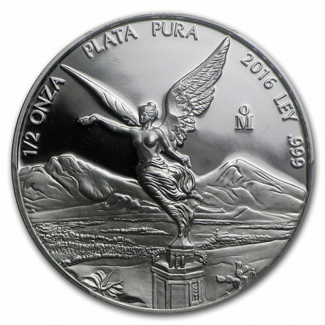 1/2 oz silver LIBERTAD 2016 PROOF